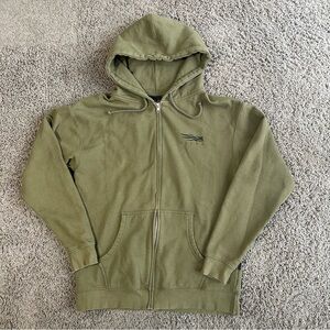 Sitka Hoodie Men's Medium Green Pullover Fleece Graphic Pocket Hunting Jacket